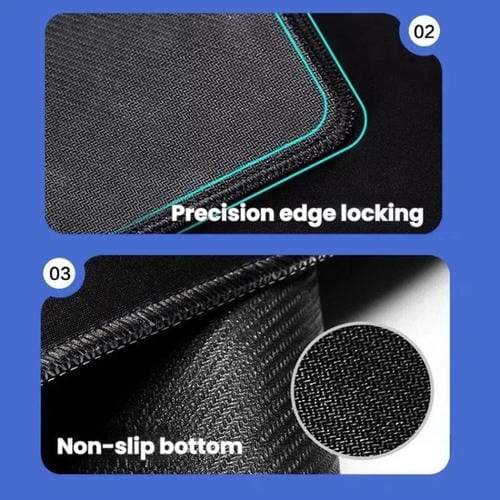 Alfombrilla de Escritorio N.° 18 con Acceso Directo al Teclado y Comandos de Ordenador, Antideslizante para Oficina, 300 x 800 x 2 mm