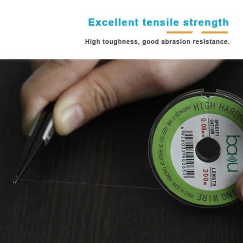 Screen Separator Wire Carbon Steel BAKU 0.08mm 200 m LCD Screens Repair Smartphones and Tablets