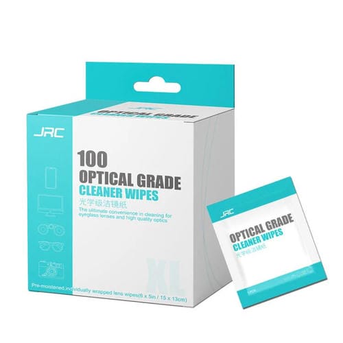 Kit portátil de limpeza JRC F502 (100 Peças) álcool ecrãs de telemóveis e papel óculos