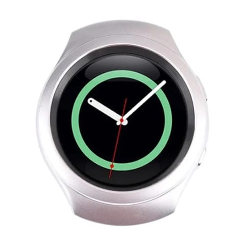 LCD-Bildschirm Samsung Galaxy Gear S2 R720 mit Rahmen (Silber)