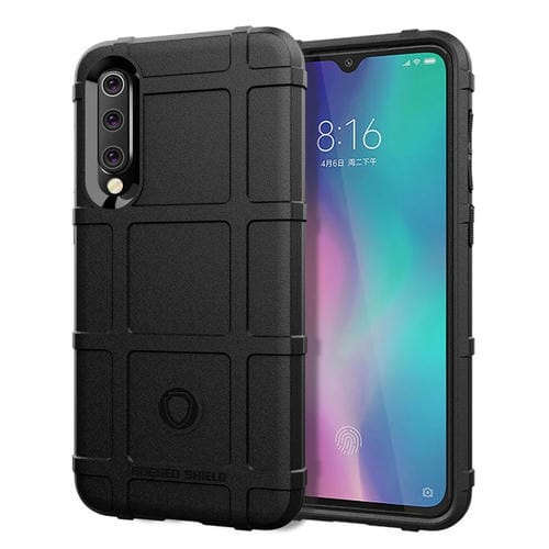 Funda Protectora de Silicona de Cobertura Total con Escudo Resistente a Prueba de Golpes para Xiaomi 9 Se (Negro)