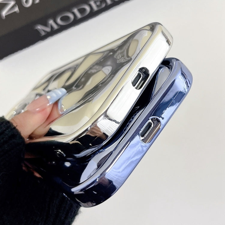 Para iPhone 15 Caja de Teléfono de TPU con Textura de Meteorito de Galvanoplastia (Negro) - MOVILSTORE