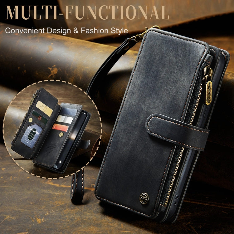 Para iPhone 15 Caseme C30 Funda de Cuero Multifuncional para Teléfono (Negro) - MOVILSTORE