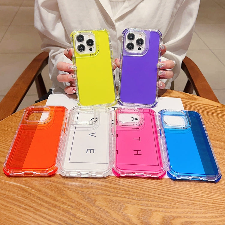 Para iPhone 15 Dreamland 3 En 1 Funda para Teléfono PC + TPU con Marco Transparente de Color Transparente (Blanco) - MOVILSTORE