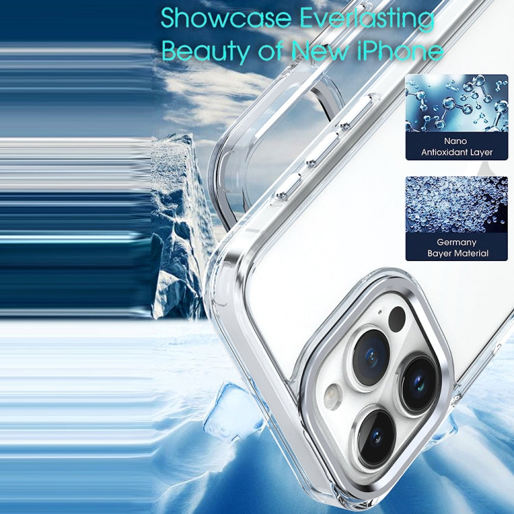 Para iPhone 15 Funda de Acrílico para Teléfono de Alta Translucidez (Púrpura) - MOVILSTORE