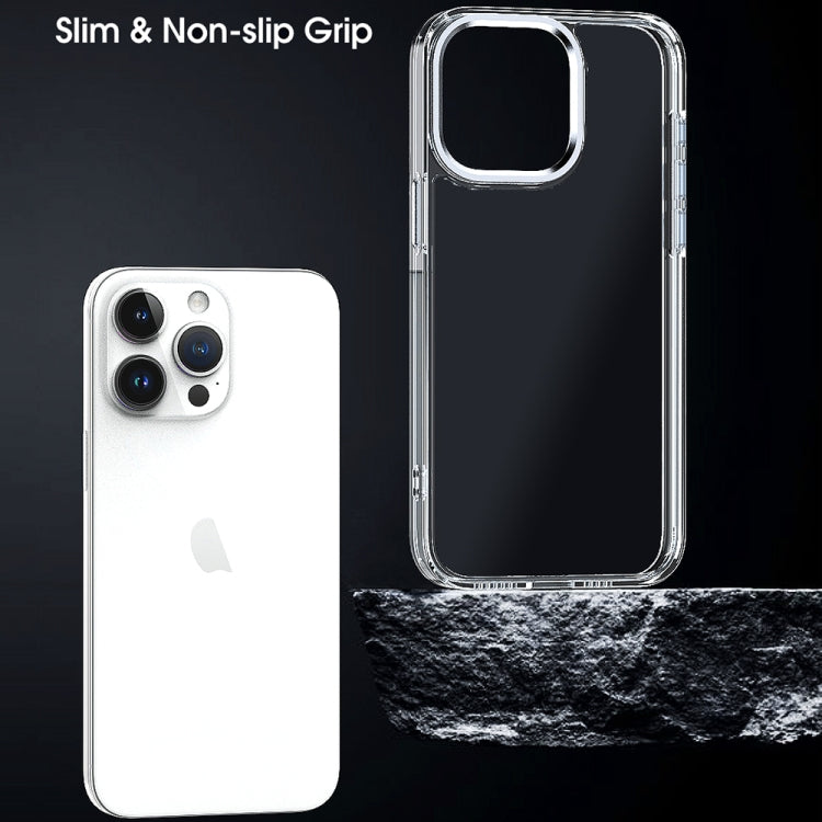 Para iPhone 15 Funda de Acrílico para Teléfono de Alta Translucidez (Púrpura) - MOVILSTORE