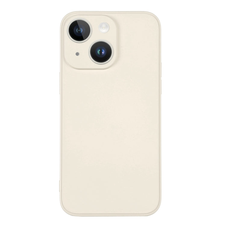Para iPhone 15 Funda de Silicona para Teléfono con Correa para la Muñeca (Blanco) - MOVILSTORE