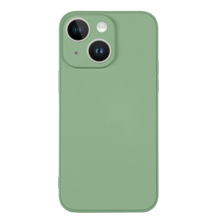 Para iPhone 15 Funda de Silicona para Teléfono con Correa para la Muñeca (Verde Matcha) - MOVILSTORE