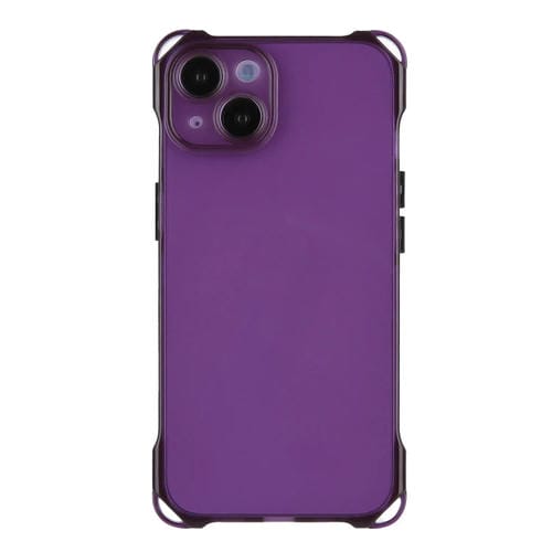 Para iPhone 15 Funda para Teléfono de TPU a Prueba de Golpes de Cuatro Esquinas (Púrpura) - MOVILSTORE