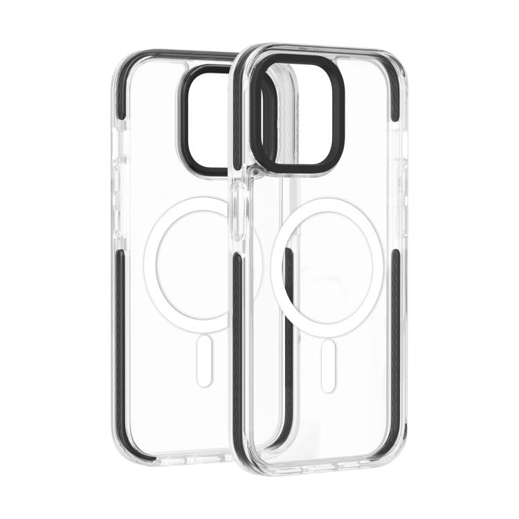 Para iPhone 15 Funda para Teléfono Transparente Kingsteel Wolf Magsafe (Negro) - MOVILSTORE