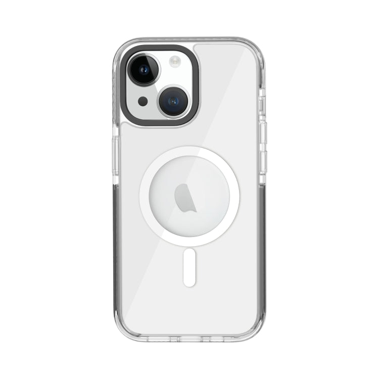 Para iPhone 15 Funda para Teléfono Transparente Kingsteel Wolf Magsafe (Negro) - MOVILSTORE