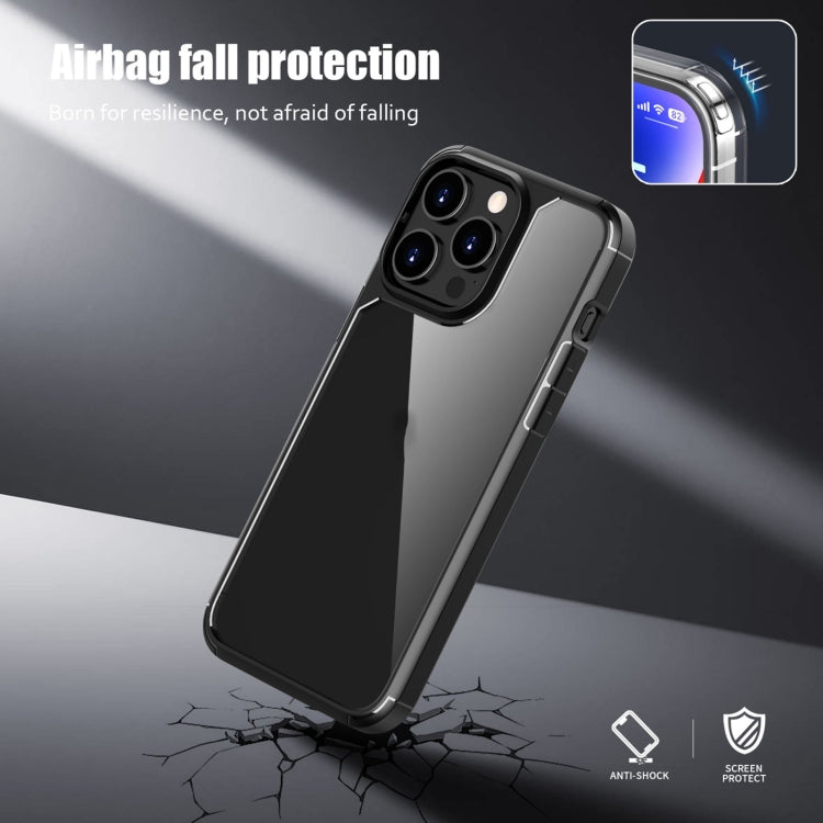 Para iPhone 15 Ipaky Yj Series Funda Transparente para Teléfono PC + TPU (Azul) - MOVILSTORE