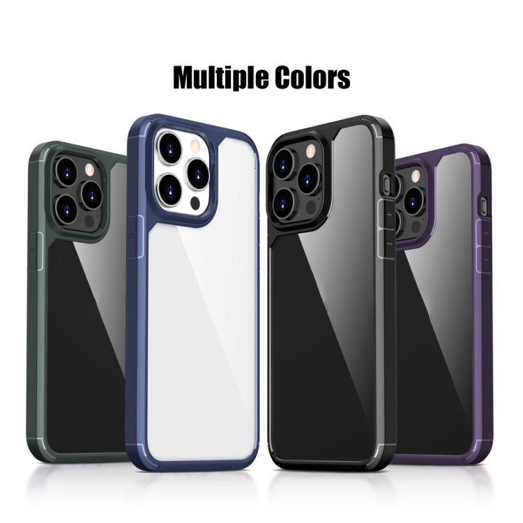 Para iPhone 15 Ipaky Yj Series Funda Transparente para Teléfono PC + TPU (Azul) - MOVILSTORE