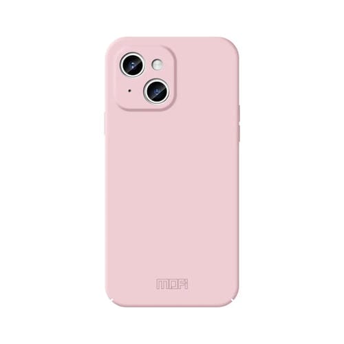 Para iPhone 15 Mofi Qin Series Skin Feel Funda de Silicona para Teléfono con Todo Incluido (Rosa) - MOVILSTORE