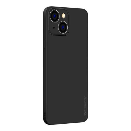 Para iPhone 15 Pinwuyo Sense Series Funda para Teléfono de Silicona Líquida TPU (Negro) - MOVILSTORE