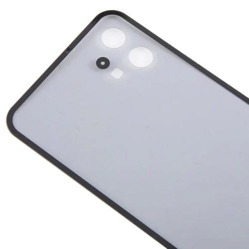 Tampa Traseira de Bateria de Vidro Nothing Phone 1 A063 (Transparente Negra)